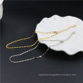 Shangjie OEM Beach chain anklet gold plated anklets 18k bracelet threads cuban chain anklets